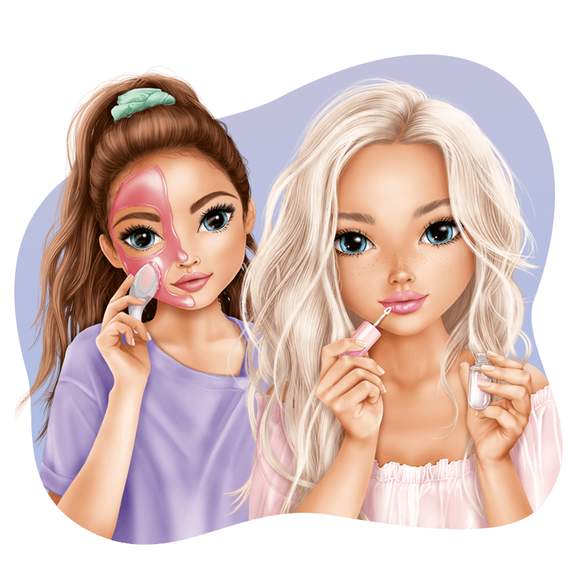 TOPModel Beauty mit Lipgloss und Gesichtsmaske