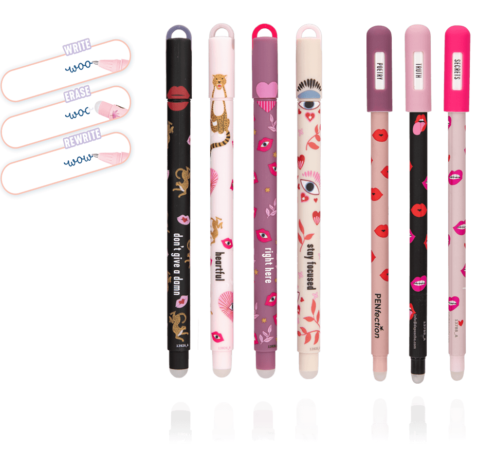 Radierabre Gelstifte von PENfection by Depesche