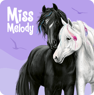 sets books Melody: for colouring and creative lovers horse Miss