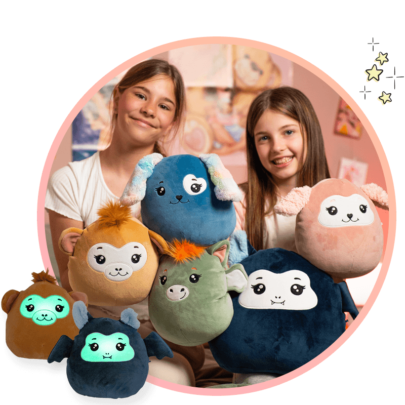 Knuddelige Swoppies, die im Dunklen leuchten