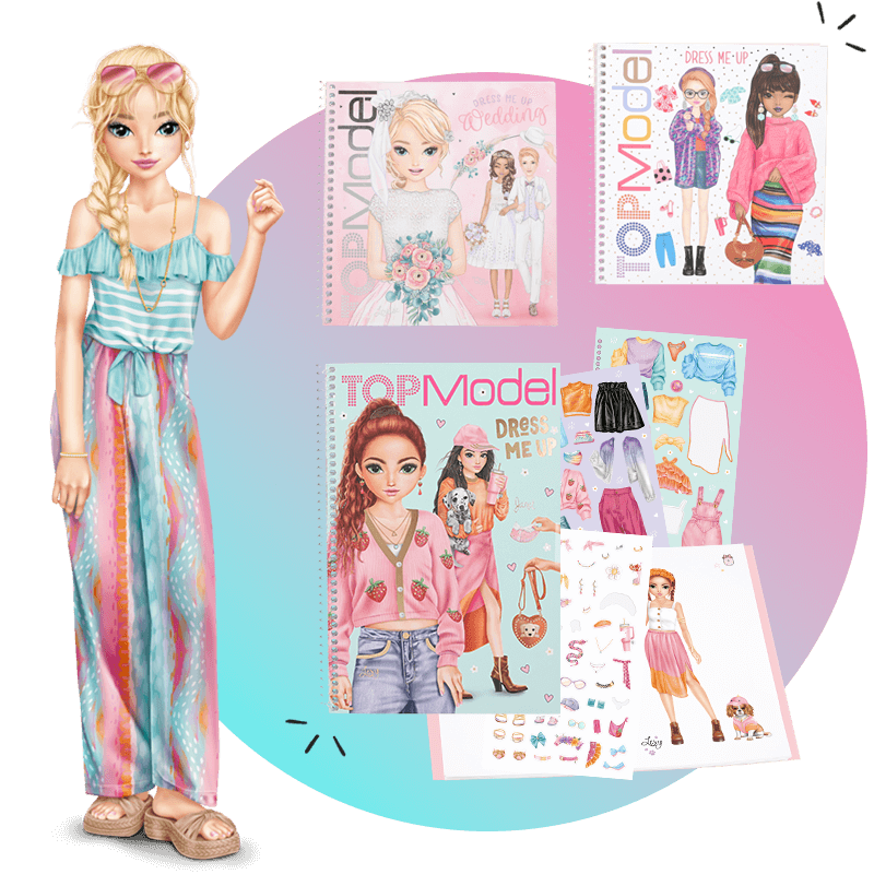 TOPModel Dress me up Stickerbücher Fashion und Hochzeit