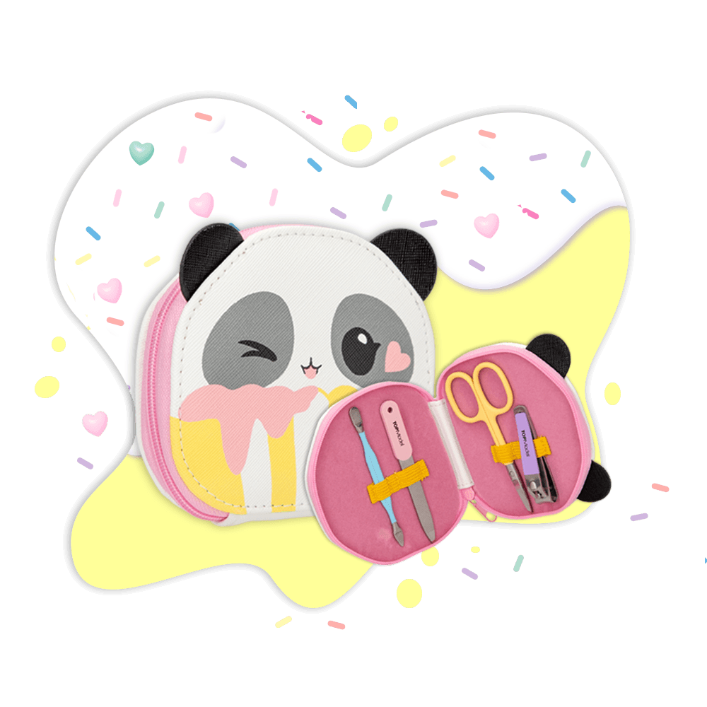 TOPModel Maniküre-Set im niedlichen Panda-Design