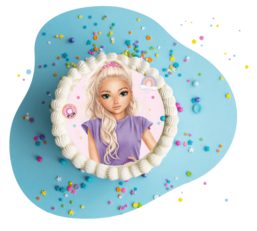 TOPModel Tortenaufleger für einen bunten Kindergeburtstag