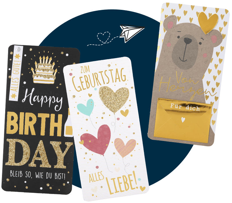 KartenTRENDS Collage Geburtstagskarten
