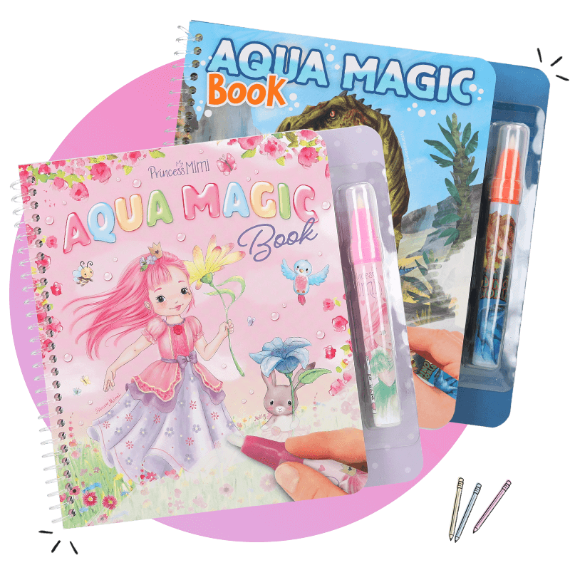 Aqua-Magic Books von Princess Mimi und Dino World | Depesche